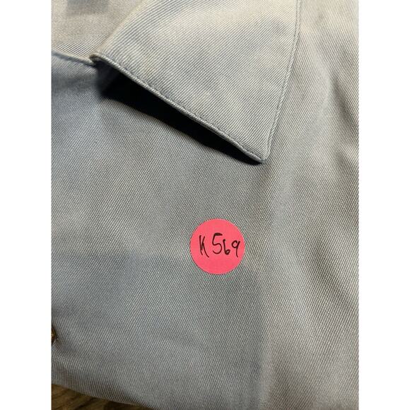 Tommy Bahama Men's Baby Blue Silk Short Sleeve Button Front Shirt Sz Medium M - Picture 6 of 6